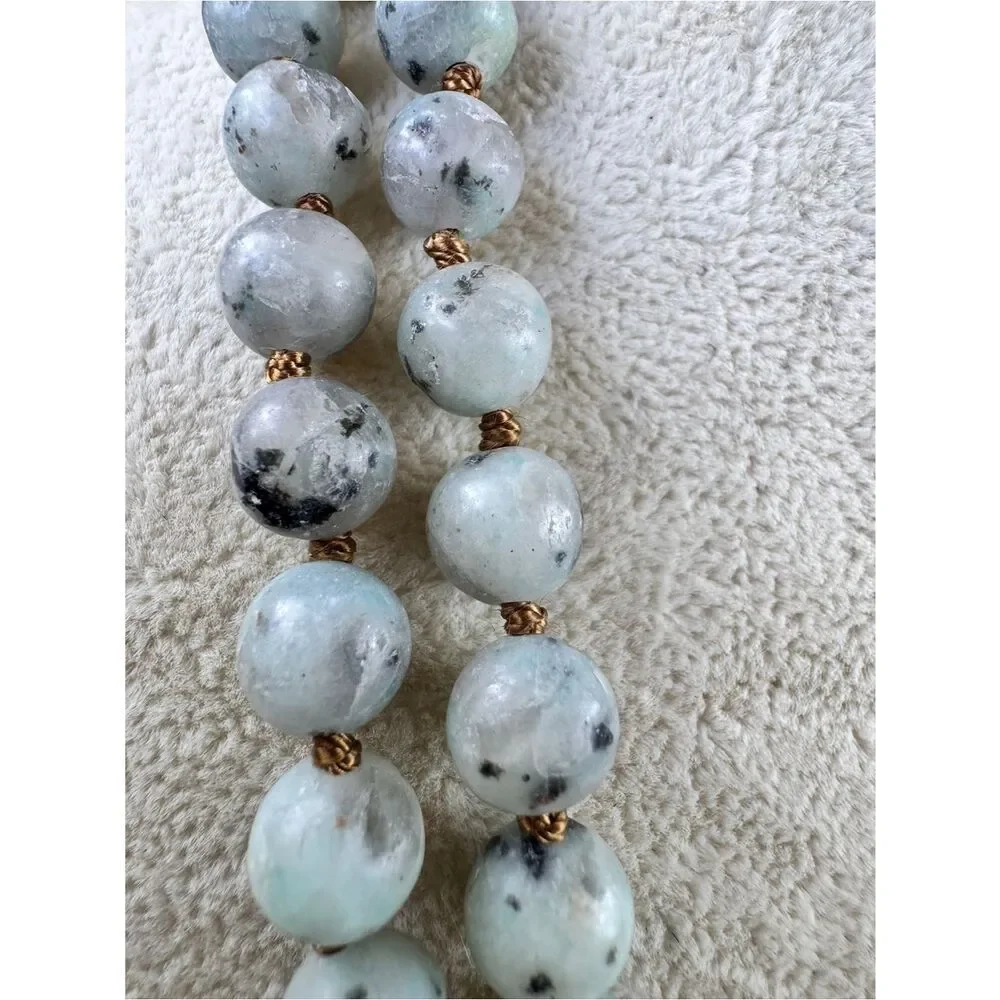 Kiwi Jasper Bead Necklace